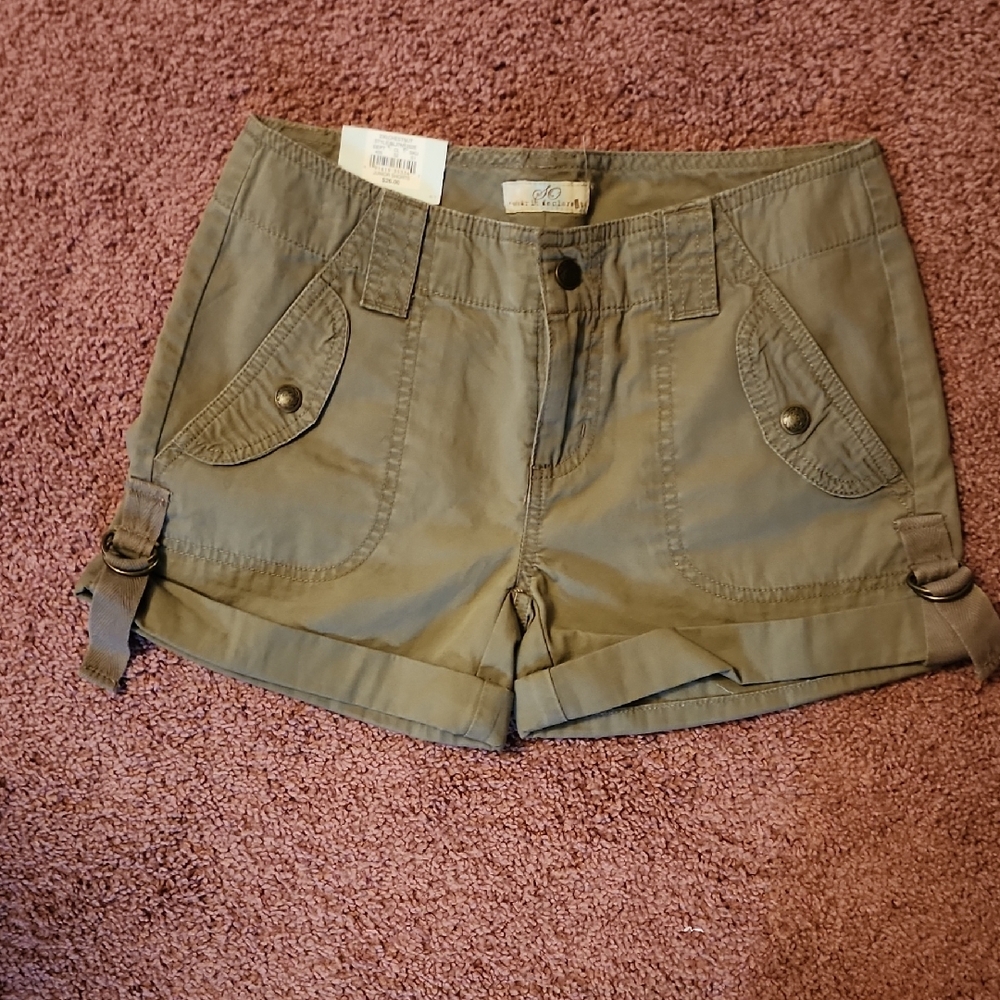 Women's Olive Green Shorts